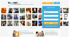 Desktop Screenshot of incontri.com